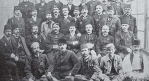 Pjesëmarrës në Kongresin e Manastirit, ku u unifikua gjuha shqipe (14-22 nëntor 1908)